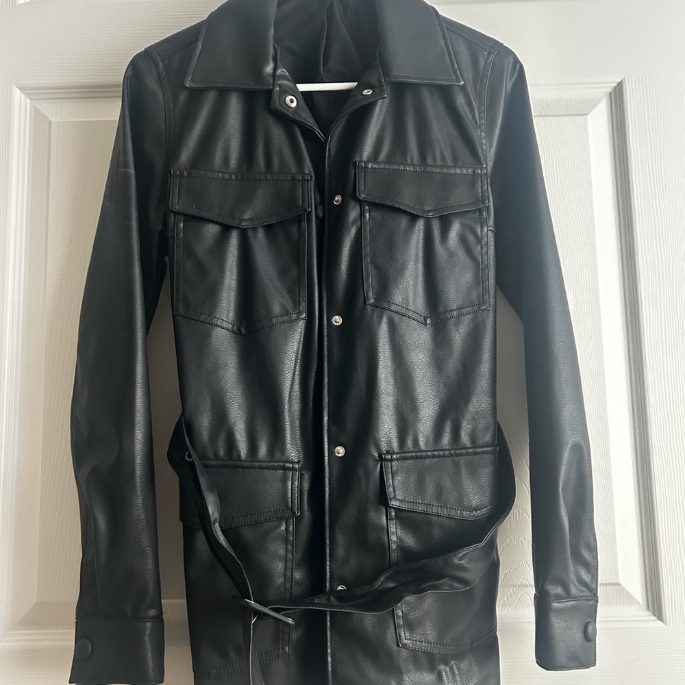 H&M Black Leather Jacket
